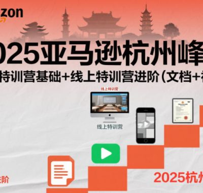 2025亚马逊杭州峰会，线上特训营基础+线上特训营进阶（文档+视频）