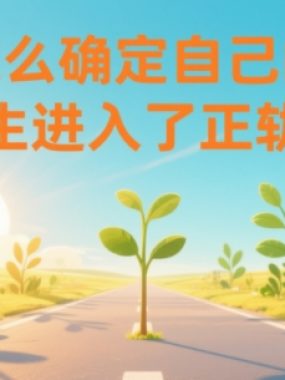 某公众号付费文章：怎么确定自己的人生进入了正轨？