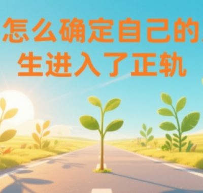 某公众号付费文章：怎么确定自己的人生进入了正轨？