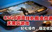 CSGO游戏挂G掘金捡漏，不需要玩游戏，操作简单，收益稳定【揭秘】