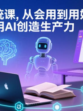 AI系统课，从会用到用好，带你用AI创造生产力
