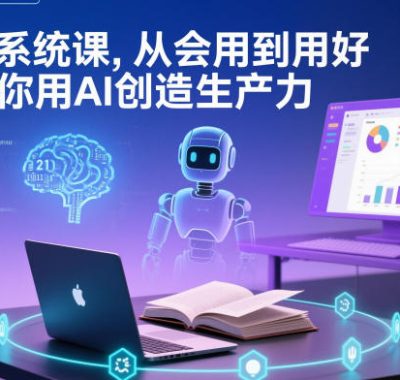 AI系统课，从会用到用好，带你用AI创造生产力