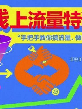 IP线上流量特训营，手把手教你搞流量、做IP、稳变现
