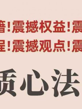 村西边老王本质心法7.0，​视频课+《本质心法》电子版