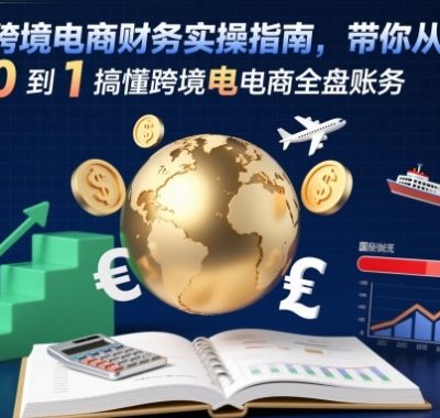 跨境电商财务实操指南，带你从0到1搞懂跨境电商全盘账务