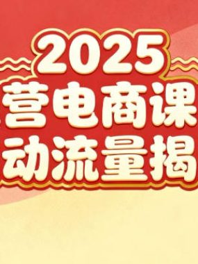 2025小红书运营电商课：新手实战＋冷启动＋流量揭秘