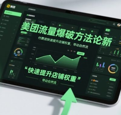 美团流量爆破方法论，付费流快速提升店铺权重，带动自然流
