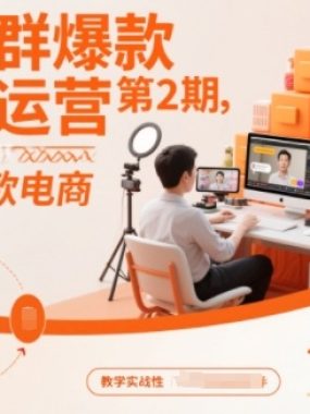 淘宝群爆款全店运营第2期，专业老师带你玩转爆款电商