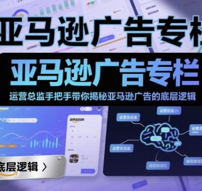 亚马逊广告专栏：运营总监手把手带你揭秘亚马逊广告的底层逻辑